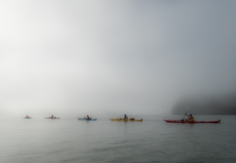 Awsome Kayaking in the mist
